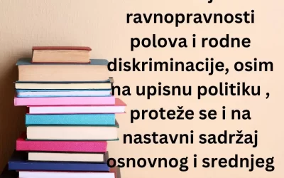 Rodna osviještenost kao imperativ za obrazovne ustanove u Federaciji BiH
