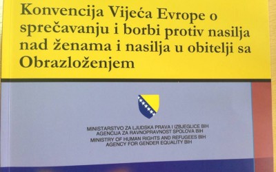Usvojena Okvirna strategija za implementaciju Istanbulske Konvencije u BiH za period 2015-2018.