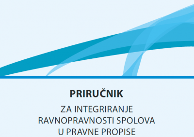 Priručnik za integrisanje ravnopravnosti spolova u pravne propise