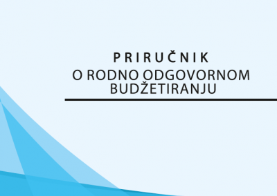 PRIRUČNIK O RODNO ODGOVORNOM BUDŽETIRANJU