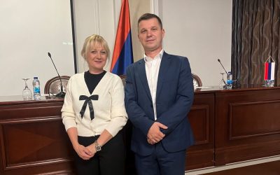 Susret direktora Gender centra FBiH Samira Numanovića i ministrice za porodicu, omladinu i sport RS Selme Čabrić