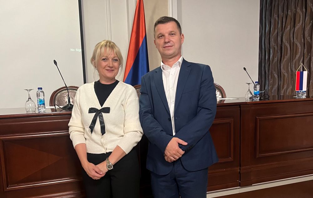 Susret direktora Gender centra FBiH Samira Numanovića i ministrice za porodicu, omladinu i sport RS Selme Čabrić