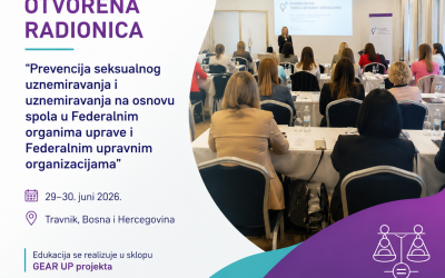 Počela radionica o prevenciji seksualnog uznemiravanja i jačanju sigurnog radnog okruženja