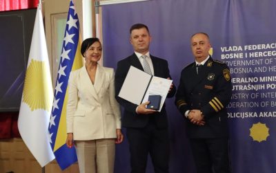 Gender centru Federacije BiH dodijeljena Zlatna značka Federalne uprave policije pri Federalnom ministarstvu unutrašnjih poslova